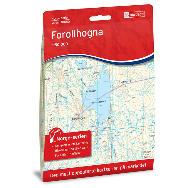 Forollhogna Nordeca Norge 1:50 000 10080 