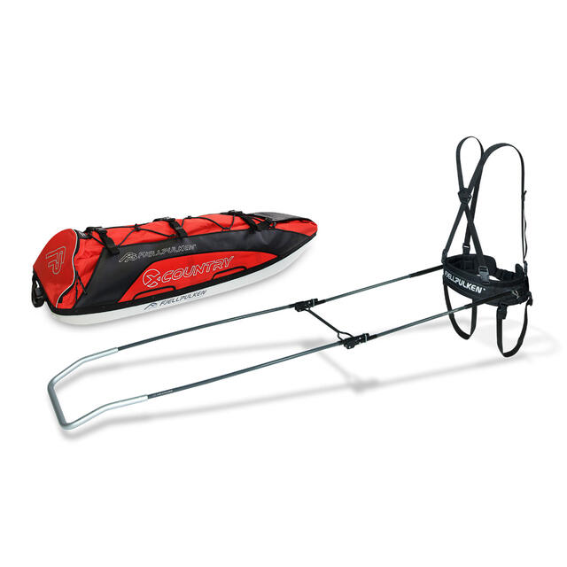 Komplett pulk 130 cm Fjellpulken Xcountry 130 cm Red