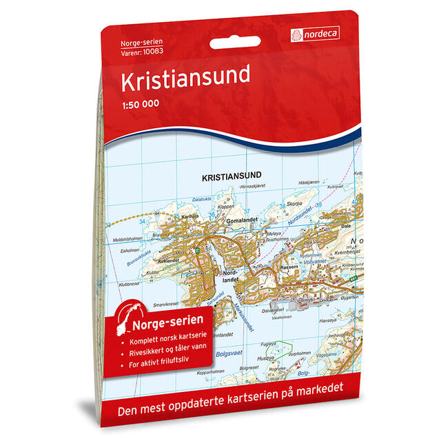 Kristiansund Nordeca Norge 1:50 000 10083 