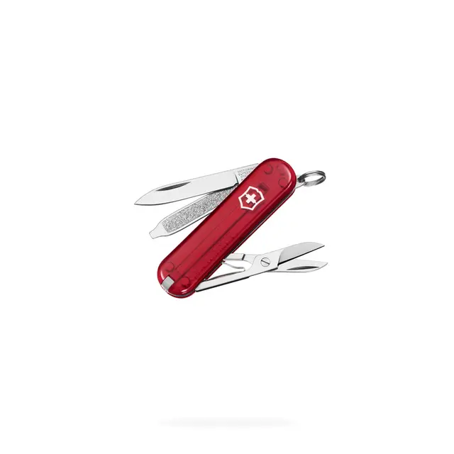 Lommekniv Classic Victorinox Classic SD Red Transparent 