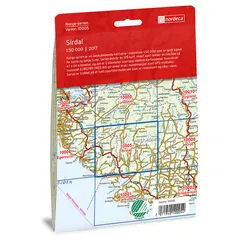 Sirdal Nordeca Norge 1:50 000 10005