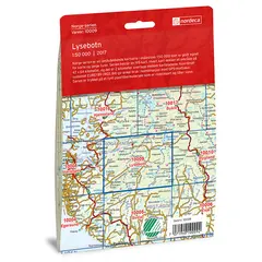 Lysebotn Nordeca Norge 1:50 000 10009