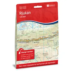 Rjukan Nordeca Norge 1:50 000 10025