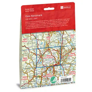 Oslo Nordmark Nordeca Norge 1:50 000 10034