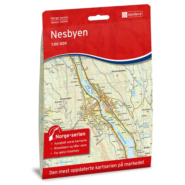 Nesbyen Nordeca Norge 1:50 000 10041 