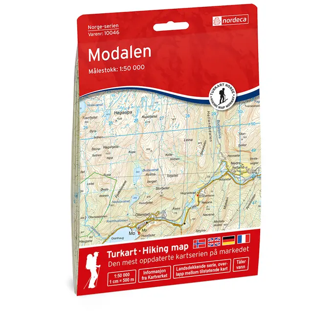 Modalen Nordeca Norge 1:50 000 10046 