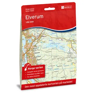 Elverum Nordeca Norge 1:50 000 10051