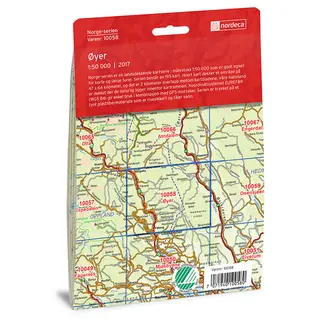 &#216;yer Nordeca Norge 1:50 000 10058