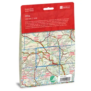 Otta Nordeca Norge 1:50 000 10065