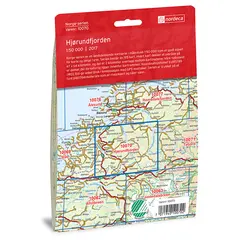 Hj&#248;rundfjorden Nordeca Norge 1:50 000 10070