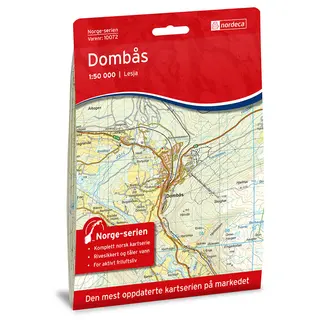Domb&#229;s Nordeca Norge 1:50 000 10072