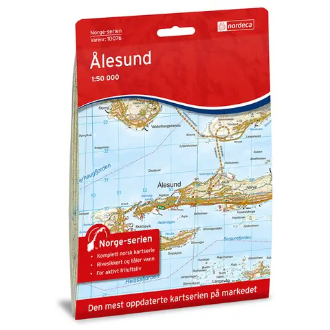 &#197;lesund Nordeca Norge 1:50 000 10076