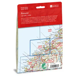 &#197;lesund Nordeca Norge 1:50 000 10076