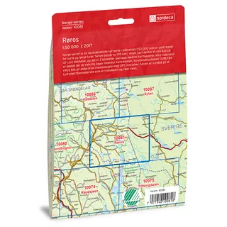 R&#248;ros Nordeca Norge 1:50 000 10081