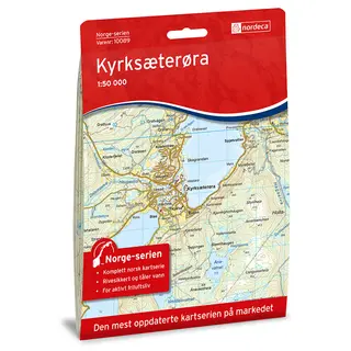 Kyrks&#230;ter&#248;ra Nordeca Norge 1:50 000 10089