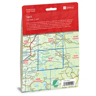 Sørli Nordeca Norge 1:50 000 10100