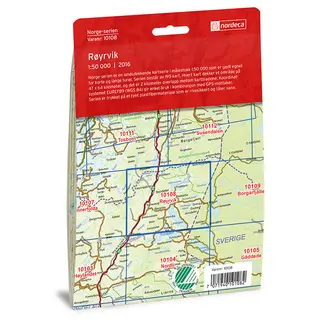 R&#248;yrvik Nordeca Norge 1:50 000 10108