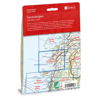 Sandnessjøen Nordeca Norge 1:50 000 10116