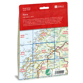 Rana Nordeca Norge 1:50 000 10120