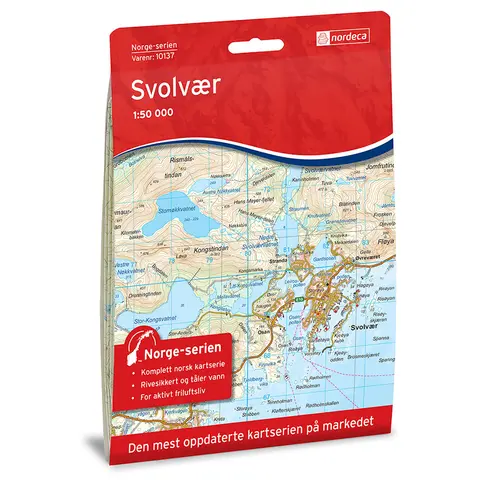 Svolvær Nordeca Norge 1:50 000 10137