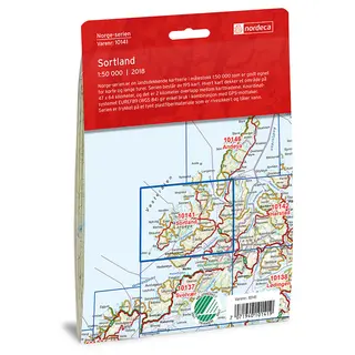 Sortland Nordeca Norge 1:50 000 10141