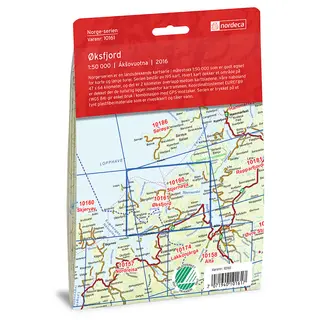 &#216;ksfjord Nordeca Norge 1:50 000 10161