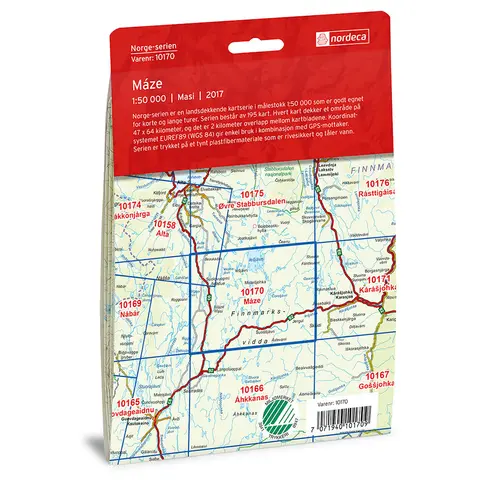 Maze Nordeca Norge 1:50 000 10170