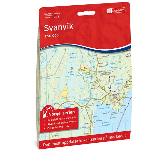 Svanvik Nordeca Norge 1:50 000 10173 
