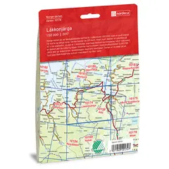 Lakkonjarga Nordeca Norge 1:50 000 10174