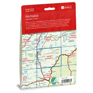 Rasttigaisa Nordeca Norge 1:50 000 10176