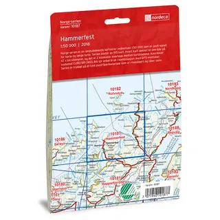 Hammerfest Nordeca Norge 1:50 000 10187