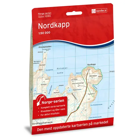 Nordkapp Nordeca Norge 1:50 000 10193