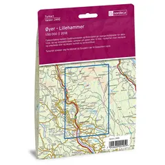 &#216;yer-Lillehammer Nordeca Turkart 1:50 000 2495