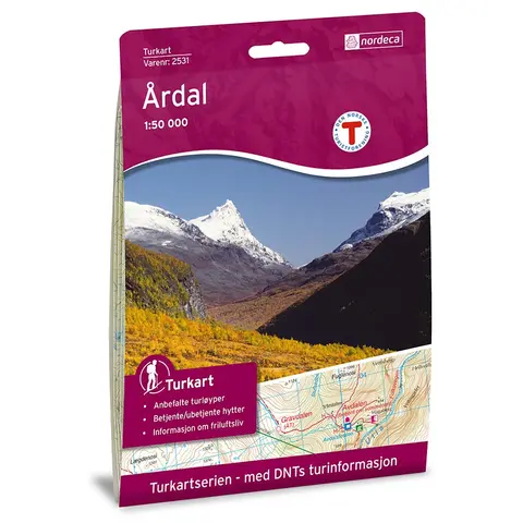 &#197;rdal Nordeca Turkart 1:50 000 2531