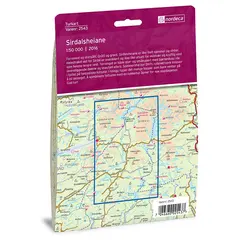 Sirdalsheiane Nordeca Turkart 1:50 000 2543