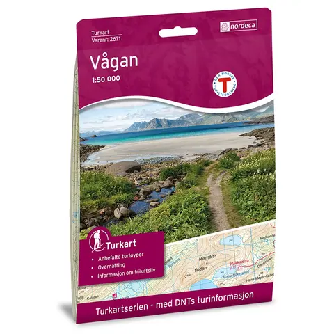 V&#229;gan Nordeca Turkart 1:50 000 2671