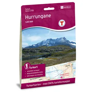 Hurrungane Nordeca Turkart 1:25 000 2758