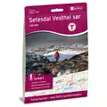 Setesdal Vesthei s&#248;r Nordeca Turkart 1:50 000 2797
