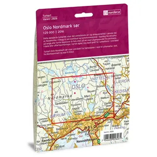 Oslo Nordmark s&#248;r Nordeca Turkart 1:25 000 2826