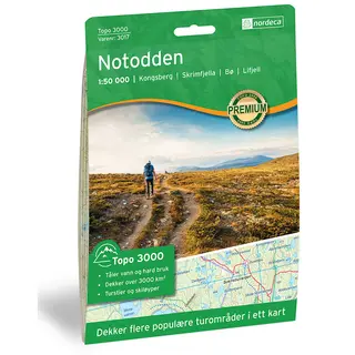 Notodden Nordeca Topo 1:50 000 3017