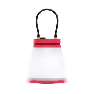 Solcellelykt 150 lm med USB-lader Bright SunBell Smart 150 BerryRed