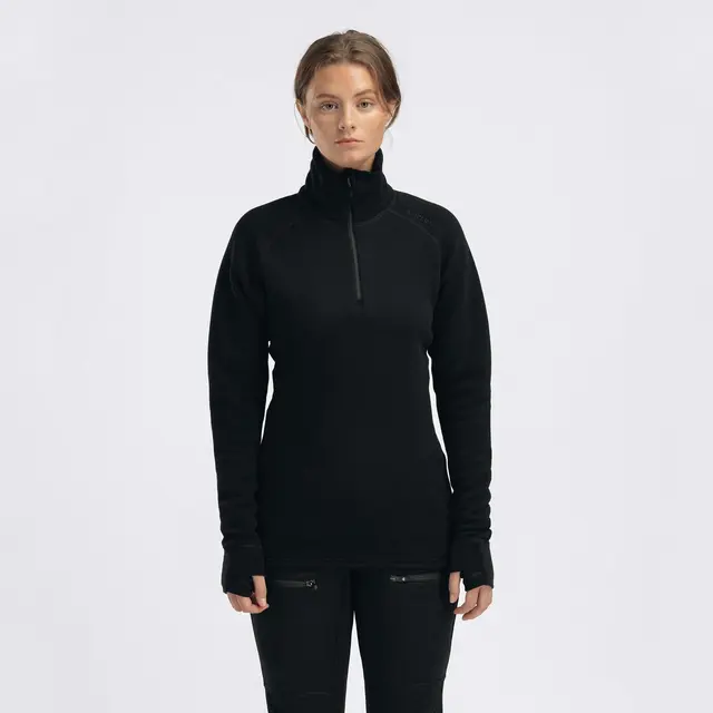 Genser til dame XS Aclima Fleecewool Polo Zip W XS 123 