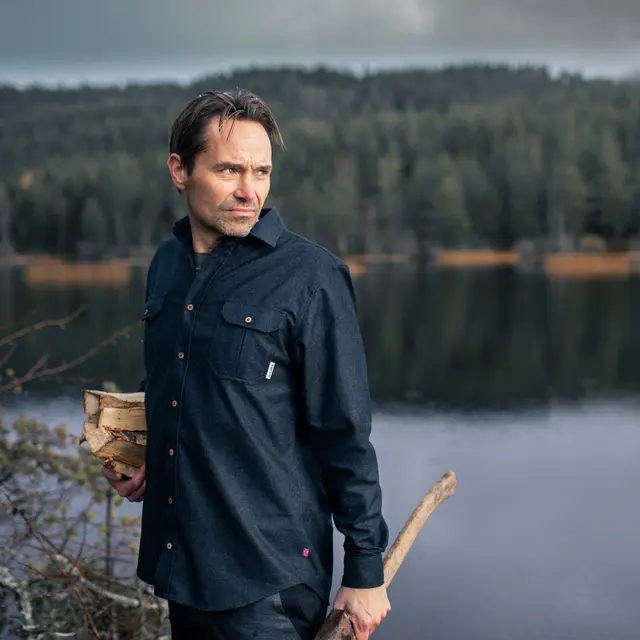 Skjorte til herre M Aclima Reborn Woolshirt M M 276 