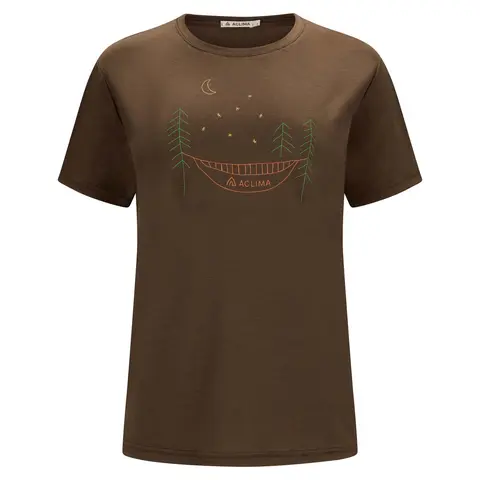 Skjorte til dame Aclima Lightwool 140 Tee Forest W 311