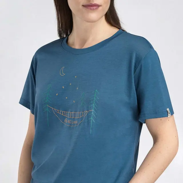 Skjorte til dame XS Aclima Lightwool 140 Tee Forest W XS 473 