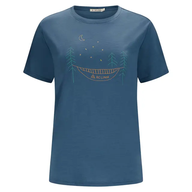 Skjorte til dame XS Aclima Lightwool 140 Tee Forest W XS 473 