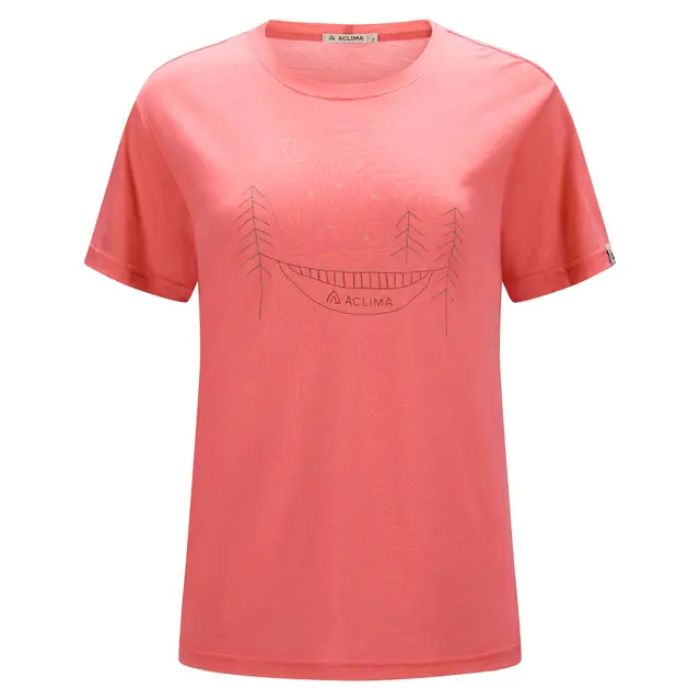 Skjorte til dame XS Aclima Lightwool 140 Tee Forest W XS 475 