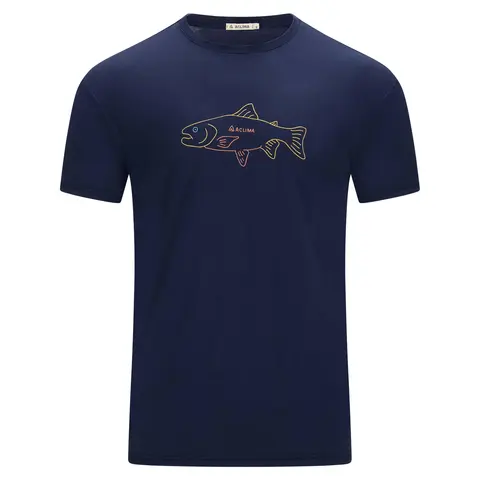 Skjorte til herre Aclima Lightwool 140 Tee Salmon M 232