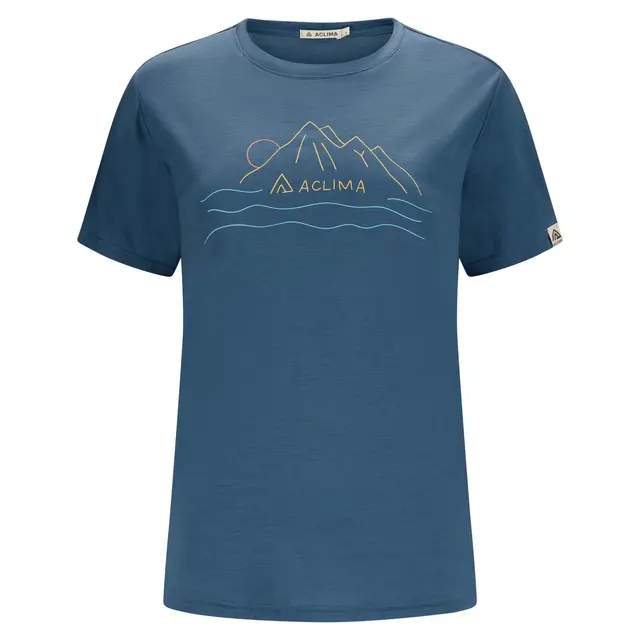 Skjorte til dame XS Aclima Lightwool 140 Tee Sunset W XS 473 