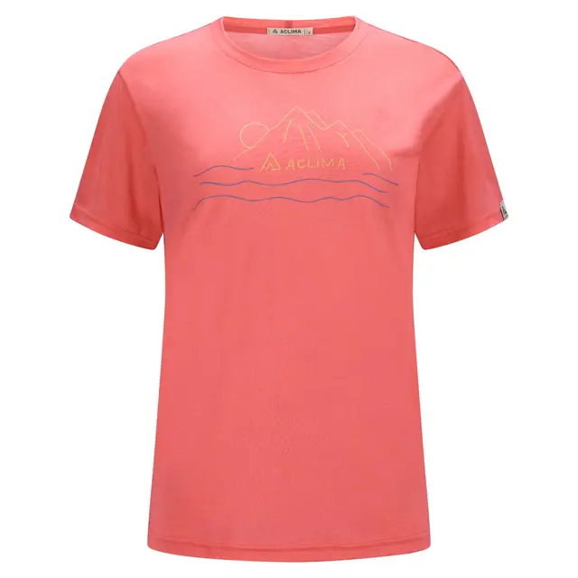 Skjorte til dame XS Aclima Lightwool 140 Tee Sunset W XS 475 